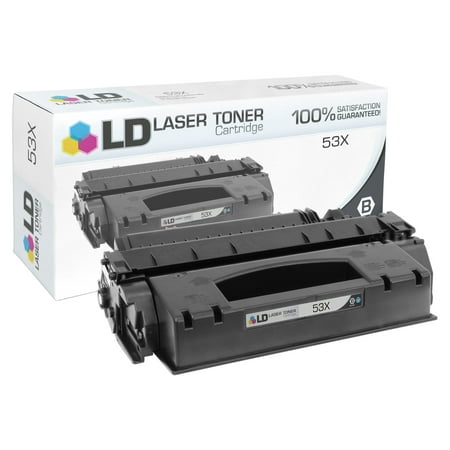 LD Compatible Replacement for HP 53X Q7553X High Yield Black Toner Cartridge for LaserJet M2727 MFP, M2727nf MFP, M2727nfs MFP, P2015, P2015d, P2015dn,
