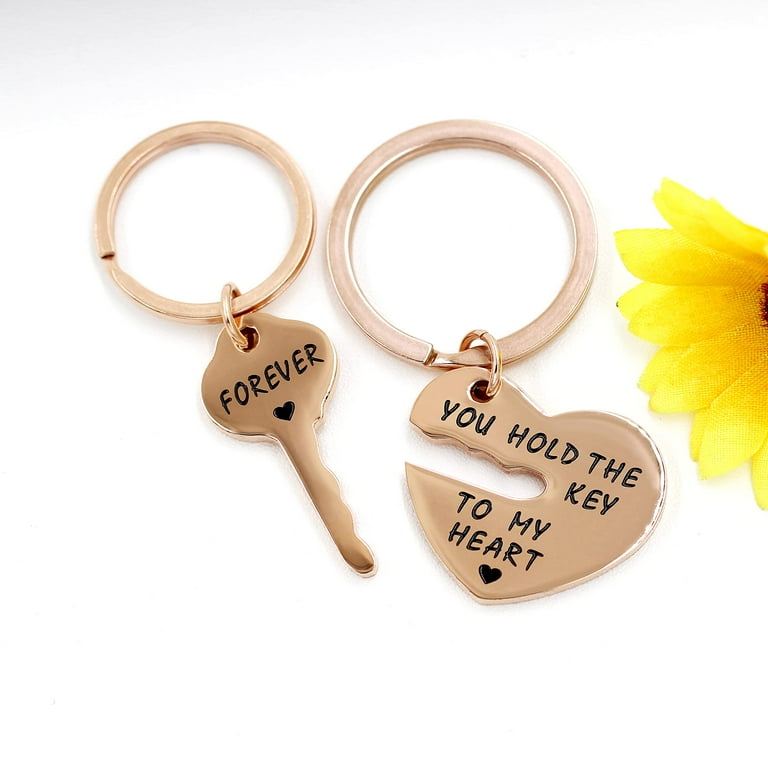 Rose Gold Key Rings & Keychains