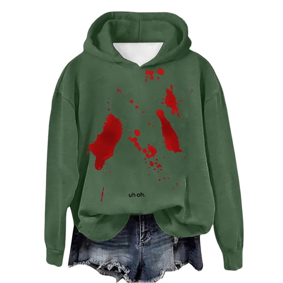 WEAIXIMIUNG Sweatshirt Women Cute Sayings Ladies' 2025 Autumn and Winter Trendy Hooded Sport Sweatshirt with Letter Print On Top