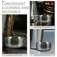 thumbnail image 3 of 2Ensemble Couvercles de Shaker en Acier Inoxydable Anti-Éclaboussures Réutilisables pour Tasses Shaker Boutiques de Thé au Lait, 3 of 7