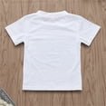 thumbnail image 3 of Vedolay Cute Tops Toddler Boy Print Shirt Short Sleeve Tops Casual Tee Summer Clothes,White 3-4 Years, 3 of 5