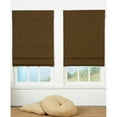 thumbnail image 2 of Taylor & Olive  Halfway Chocolate Insulating Cordless Roman Shade 16 - 29 Inches 22 x 72, 2 of 5