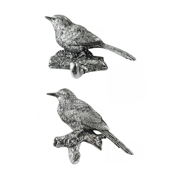 Colgador De Pájaros En Una Rama, Bufanda De Almacenamiento, Gancho De Pared De Resina Para Puertas, Ventanas, Estilo A, 13x4,5x8,3 Colgador De Pájaros En Una Rama, Bufanda De EstiloF Sunnimix none