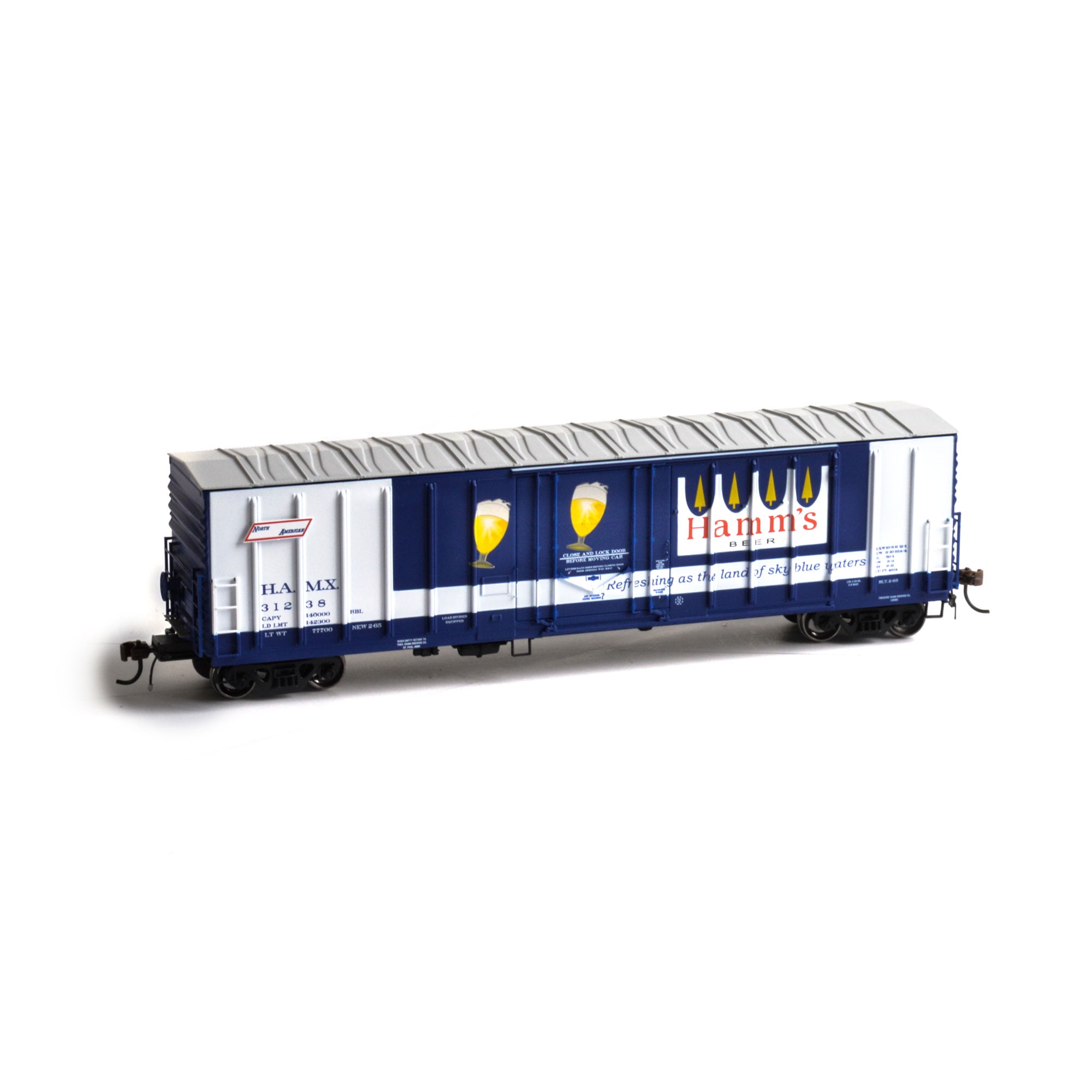 Athearn 14770 HO Hamm's 50' NACC Box Car 31238