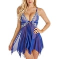 thumbnail image 1 of Mialoley Femmes Sexy Lingerie Costume, Robe de Balançoire avec String G-String, 1 of 6