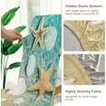 thumbnail image 4 of Chair Covers for Dining Room, Starfish and Seashell on The Summer Beach Stretch Chair Cover Sets Chair Protector Removable Washable for Ktichen Restaurant Hotel, 4 of 6