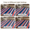 thumbnail image 7 of ODIKA 8'x10' Washable Area Rug Non-Shedding, Easy Care, Striped Horizontal Navy Balanced Nautical Motif Strip Mudroom for King Size Bedroom Under Bed, Master Suite, 7 of 7