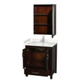 thumbnail image 3 of Wyndham Collection WCS141430SLGWCUNSMED Sheffield 30" Free Standing Single Basin Vanity, 3 of 7
