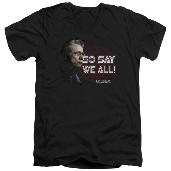 Bsg - So Say We All - Slim Fit V Neck Shirt - XX-Large