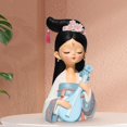 thumbnail image 2 of Muñeca china antigua de 6,7 pulgada estatua de Hanfu, coleccionable de resina de escritorio hogar, decoración Gloria muñeca china, 2 of 9