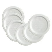 Weck Jar Keep Fresh Plastic Lids, 6 PACK (Small = 60mm). Fits models 080, 755, 760, 762, 902, 763, 764, 766, 905, 975, 995