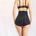 thumbnail image 6 of Fewfanhot Women's High Waist Seamless Ice Silk Tummy Control Shapewear Boyshorts Butt Lifting Compression Underwear Invisible No-Show Shaper for Dresses, 6 of 8