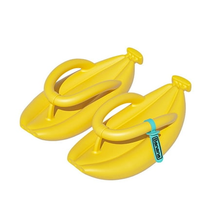 

Sunisery Flip Flops for Womens＆Men Banana Shape Anti Slip Slippers Lightweight Thick Bottom Soft Beach Sandals