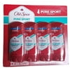 Old Spice High Endurance Pure Sport Scent Men's Deodorant 3 Oz Pack of 4
