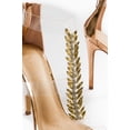 thumbnail image 3 of Liliana Leska-55 Rose Gold Diamonds T-Strap Dress Open Toe High Heel Sandals (Rose Gold, 6.5), 3 of 3