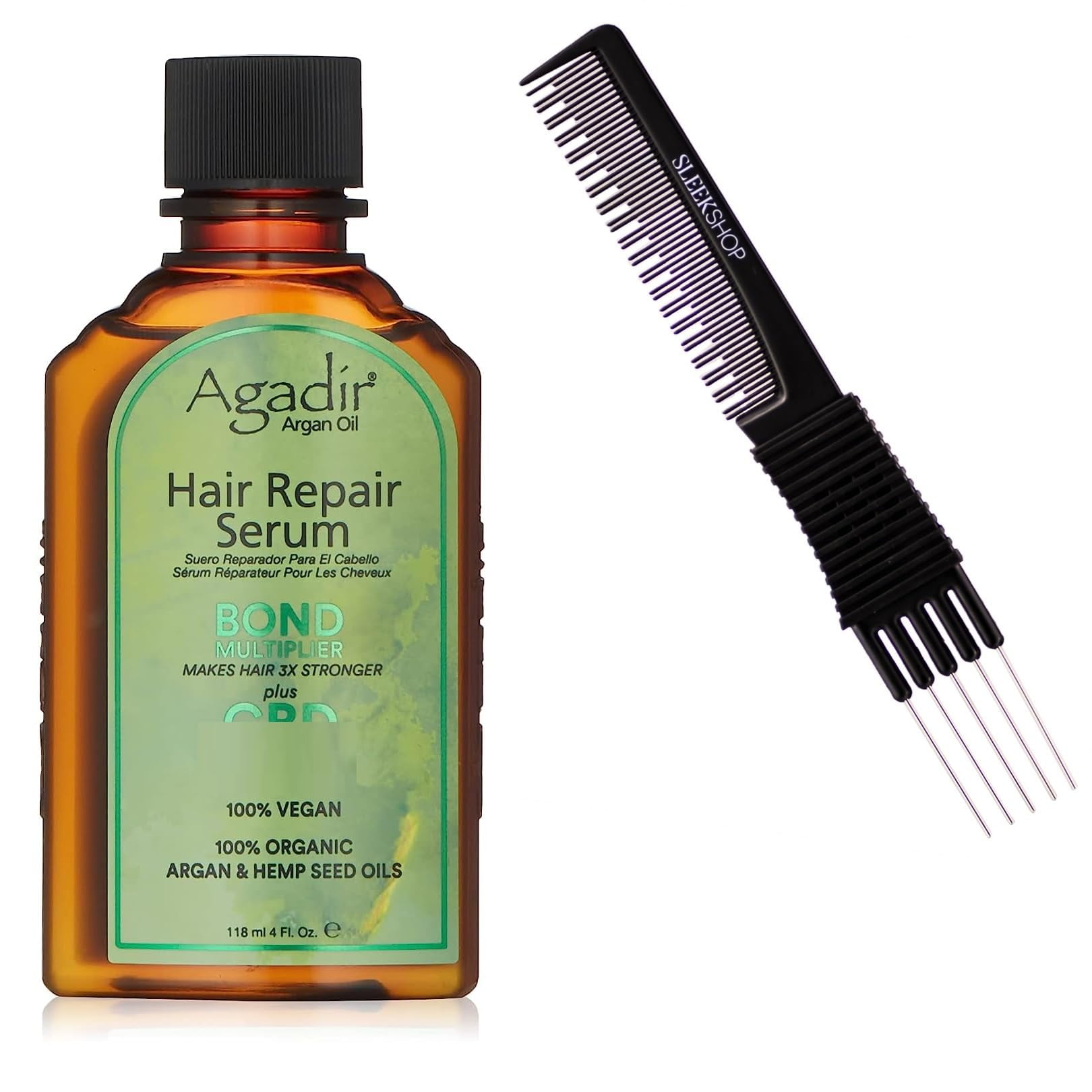 AGADIR Argan Oil HAIR REPAIR SERUM, Bond Multiplier, Makes Hair 3X