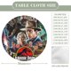 thumbnail image 2 of Parque Jurásico-theme Fitted Round Tablecloths Elastic Edged Table Covers Waterproof Table Cloth for Kitchen Holiday Party Tables Decor 120cm, 2 of 6