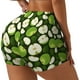 thumbnail image 1 of Fotbe Green Fruit Shorts Sin Costuras – Shorts Deportivos de Cintura Alta para Mujer, Elásticos para Gimnasio, Yoga, Running o Ciclismo-Large, 1 of 8