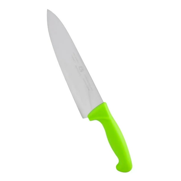 Cuchillo Para Chef Profesional De 8 Pulgadas Acero Inoxidable Verde Vencort