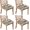 Bless Our Home, variant on Bear Family with Forest and Birds Seat Covers for Dining Room Chairs Set Of 4,Stretch Printed Washable Chair Seat Cover with Elastic Ties and Button,Removable Waterproof Couch Cushion Covers