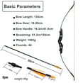 thumbnail image 5 of Piaoyu 40LB Reverse Archery Set, A Right-handed Archery Bow Suitable for Outdoor Shooting Practice, Hunting, and Archery Competitions for Adults, Beginners, 5 of 15