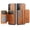 Brown, variant on Allytechgroup 2 in 1 Wallet Case for Samsung Galaxy S26+ Plus, Detachable Magnetic Cover Compatible with Magsafe Premium PU Leather Cards Holder Shockproof Bumper Phone Case for Women Men, Black