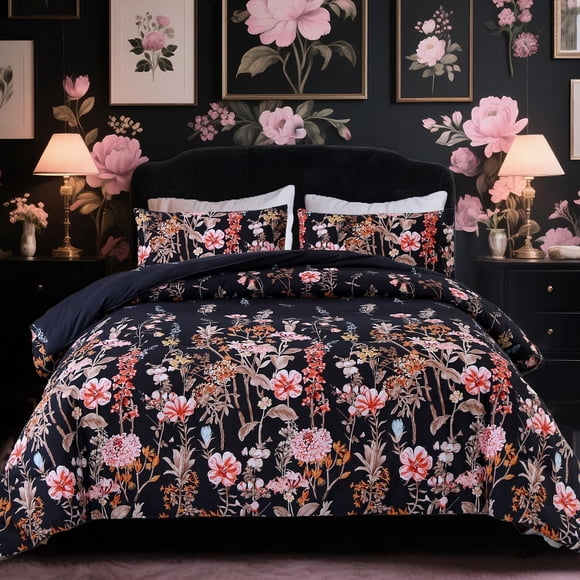 Juego de ropa de cama MAG Floral Queen, 175 x 229 cm, 3 unidades