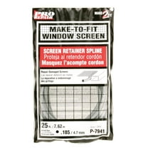 P 7941 3/16-Inch x 25-Ft. Gray Vinyl Screen Spline - Quantity 1