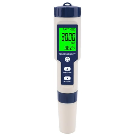 

High-precision 5-in-1 Water Quality Detector-suitable For Swimming Pools Aquariums Drinking Water