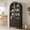Black, variant on 71" Tall Arched Kitchen Pantry, Kitchens Pantry Storage Cabinet with 2 Large Drawers and Adjustable Shelves, Modern Farmhouse Versatile Cupboard for Kitchen, Dining Room, Bathroom, White