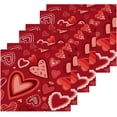 thumbnail image 3 of GZHJMY Valentine's Day Heart Cotton Washcloths Set of 2, 12"x12" Super Soft Absorbent Wash Cloths Bathroom Face Cloths Fingertip Towels for Gym Hotel and Spa, 3 of 7