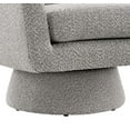 thumbnail image 6 of Swivel Armchair Chair, Taupe Gray, Fabric, Living Kitchen Cafe Bistro Hospitality Restaurant, Modern Contemporary HB34749, 6 of 9