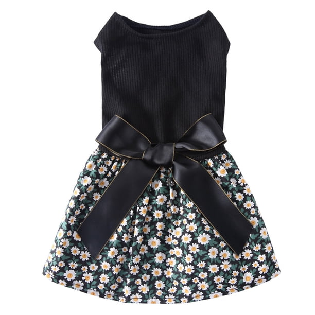 Ropa Para Perros Falda Colores Vibrantes Vestido Ligero Para Mascotas Delicado Negro De Moda Para Perros Pequeños ANGGREK Otros