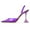 Purple, variant on YDN Women Elegant Transparent Slingback Slip On Pumps Slim High Heels Pointed Toe Sandals Dress Dating Wedding Shoes Size 7 Silver