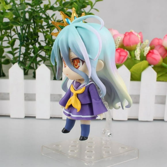 No Game No Life: Shiro Nendoroid Action Figure 10cm Home Car Desktop Decoration Gift
