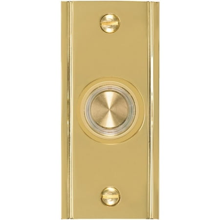 IQ America Wired Lighted Doorbell Push-Button