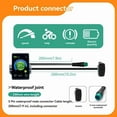 thumbnail image 6 of Electric Bicycle Color Display KT TF02S 24V 36V 48V Intelligent Control Panel Display Ebike Kit Waterproof Plug, 6 of 10