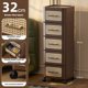 thumbnail image 1 of Gabinete de almacenamiento con cajones de estilo medio antiguo, gabinete de aperitivos con ruedas multicapa, gabinete de almacenamiento, caja organizadora de juguetes para dormitorio en casa, 1 of 4