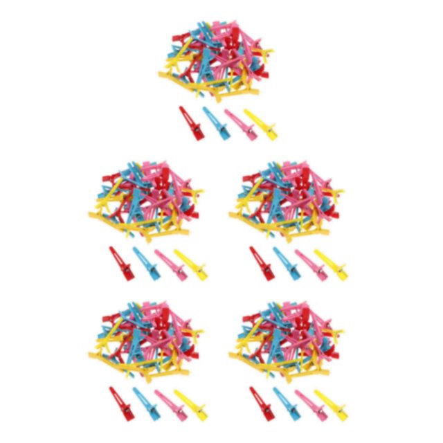Guardurnaity 50Pcs Duckbill Hair Sectioning Clips Hairdressing Clamps Barrettes Styling Type2