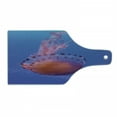 thumbnail image 1 of Jellyfish Cutting Board, Incredible Alive Organism Underwater Closeup Photo Ombre, Decorative Tempered Glass Cutting and Serving Board, in 3 Sizes, by Ambesonne, 1 of 2
