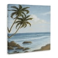 thumbnail image 4 of Stupell Industries Palm Trees Looming Beach Coastal Painting Gallery Wrapped Canvas Art Print Wall Art, 17 x 17, 4 of 8