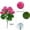 Hot Pink, variant on Uutvmp 2Pcs Artificial Geraniums for Outdoor Silk Flowers White Artificial Geranium Bush Faux Flowers Geraniums for Floral Home Decor Indoor Garden Patio Grave Cemetary Vase Table Centerpiece