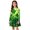 Mint Green-A, variant on St Patrick Dresses For Girls Long Sleeve Crew Neck Festival Print Midi Dress Casual Loose Holiday Clothes (13-14 Years, Army Green)