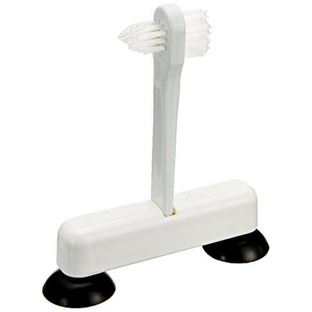 Sammons Preston 57225 Suction Denture Brush, Counter Top Brush with
