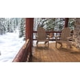 thumbnail image 7 of PolyTEAK Adirondack Chair, Premium Weather Resistant Poly Lumber, Outdoor Patio Furniture, Up to 300 lbs, Plastic Adirondack Chairs for Porch, Deck, & Pool Side, Traditional Element Collection, Brown, 7 of 7