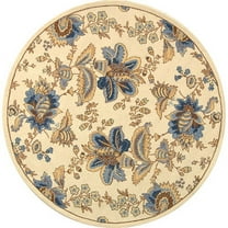 SAFAVIEH Chelsea Garrick Floral Wool Area Rug, Ivory, 1'8" x 2'6"