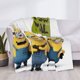 thumbnail image 4 of Manta polar de los Minions de Mi villano favorito, súper suave y acogedora, para ropa de cama para hombres, mujeres, personas mayores y niños Características: súper suave, 40 x 30 pulgadas, 4 of 8