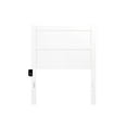 thumbnail image 6 of AFI NoHo Modern Panel Wood Headboard, Twin, White, 6 of 6