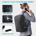 thumbnail image 4 of Mochila BANGE Antirrobo Business para portátil de 15,6 pulgadas con USB, 4 of 7