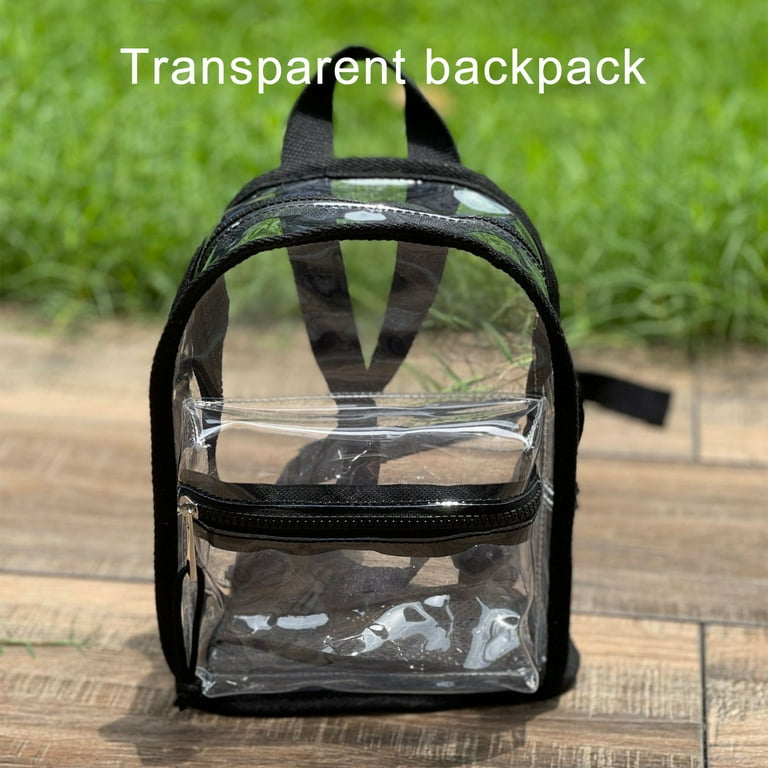 Beach Bag School Supplies Kit Transparent Donation School Supplies for College Crystal Backpack Travel Large Capacity Childrens Bag School Essentials for College Students Swimming Bag Handheld Storage...